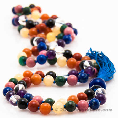 Dynamic Chakra Prayer Beads, Dynamic Chakra Mala